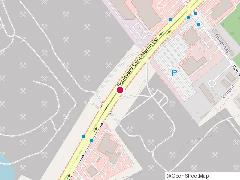 Location of Conception Habitat 2000 at 1600 boulevard Saint-Martin E, Laval