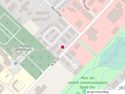Location of Construction Drm at 325 2E Rue O, Rimouski
