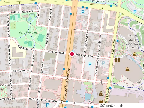 Location of Construction Regymar Inc at 226 Rue Papineau, Gatineau