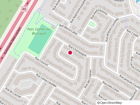 Location of Constructions 2020 Inc at 1338 Rue des Chenes, Repentigny