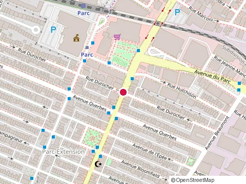Location of Constructions Empire Inc at 445 Rue Jean-Talon O # 205, Montréal