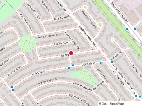 Location of Creations Eric Dorion Enr at 1470 Rue Moore, Laval