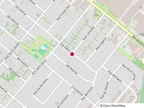 Location of d l Cusson Inc at 2500 25E Av, Drummondville