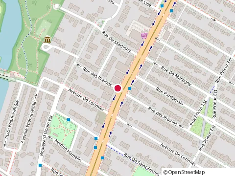 Location of Deli Delomier Restaurant at 2105 boulevard Henri-Bourassa E, Montréal