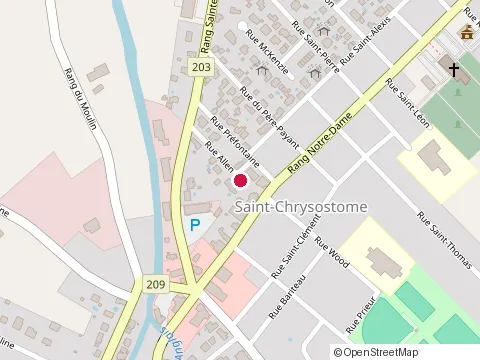 Location of Delice at 115 Rue Notre Dame # B, Saint-Chrysostome