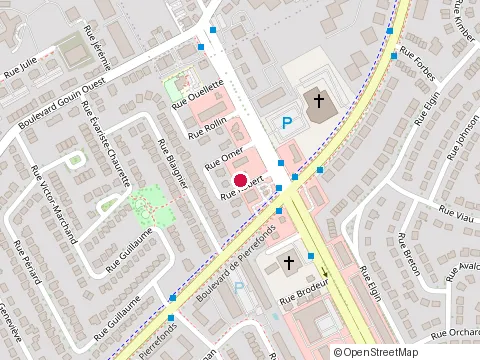 Location of Deneigement St-Charles at 17080 Rue Robert, Pierrefonds