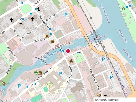 Location of Deux Printemps at 143 Rue Frontenac, Sherbrooke