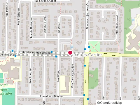 Location of Dr Vincent Lambert-Bissonnette at 1855 boulevard de Portland, Sherbrooke
