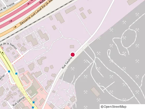 Location of Duvernay Asphalte & Transport at 11 Rue Saulnier, Laval