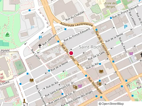 Location of Ecole de Coiffure Lemieux Inc at 275 Rue Dorchester, Québec