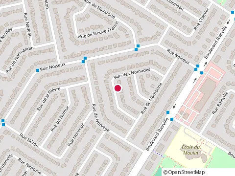 Location of Ecole de Musique la Cle Delyse at 135 Rue des Nomades, Repentigny