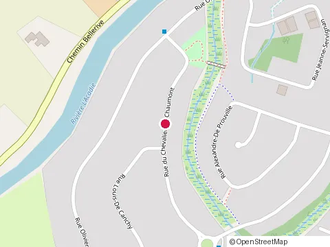 Location of Enterprises de Beton-Demo at 117 Rue du Chevalier-de-Chaumond, Carignan