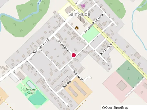Location of Entre Amies at 1384 route de Michaudville, Saint-Jude