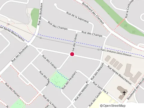 Location of Entreprises Alain Proteau Inc at 845 Rue des Frenes, Trois-Rivières
