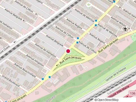 Location of Entreprises V Vannicola Inc at 6001 chemin Upper Lachine, Montréal