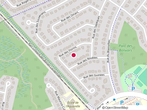 Location of Essor Sante at 1 Rue des Florins, Blainville