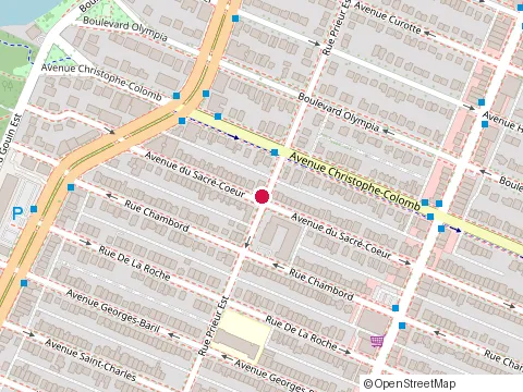 Location of Esthetique Vision Nouvelle at 1327 Rue Prieur E, Montréal