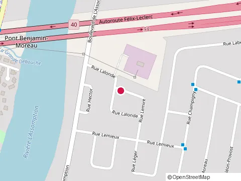 Location of Excavation Lachapelle Inc at 299 Rue Lemire, Repentigny
