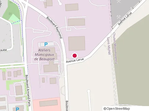 Location of Excavation Rene St-Pierre Lte at 250 boulevard Raymond, Québec