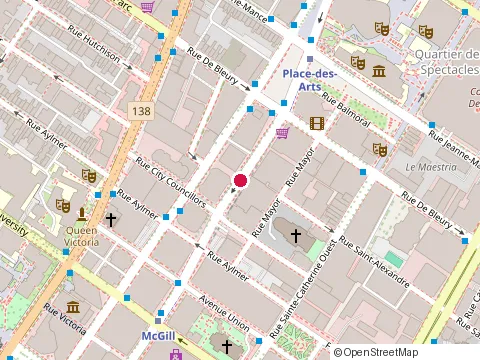 Location of Fontaine Sante de Maisonneuve at 425 boulevard de Maisonneuve O # B6, Montréal