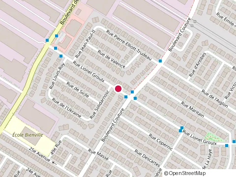 Location of Forage Lucien Benoit at 9222 Rue Lionel-Groulx # A, Saint-Léonard