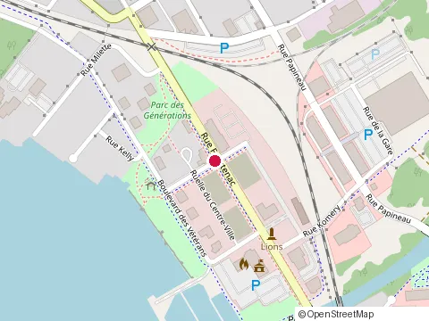 Location of G G Lunch Inc at 5465 Rue Frontenac, Lac-Megantic