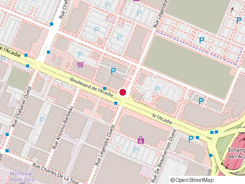 Location of Gagnon Charbonneau Mc Sween Bonenfant at 9001 boulevard de l'Acadie, Montréal