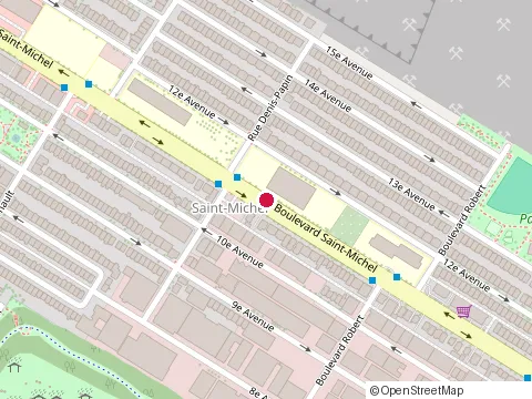 Location of Garderie Bonheur d'Occasion at 8699 boulevard Saint-Michel, Montréal