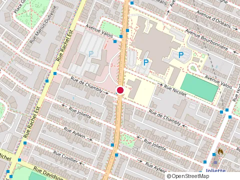 Location of Garderie la Sauterelle at 3700 Rue Sherbrooke E, Montréal