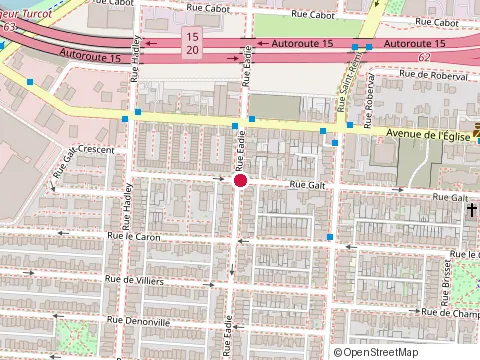 Location of Gestion Immobiliere Sentinel at 3420 Galt O, Montréal