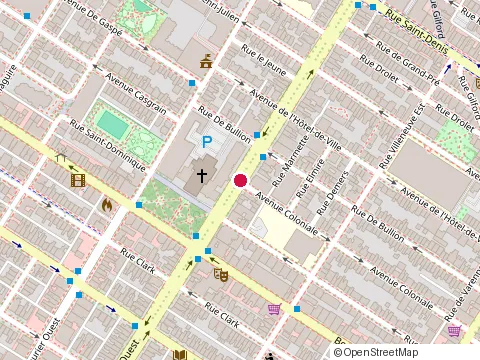 Location of Gestion Mosand at 77 boulevard Saint-Joseph O, Montréal