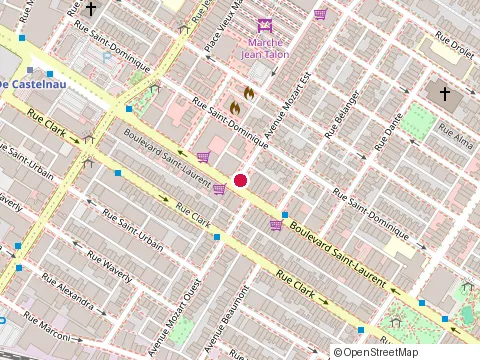 Location of Gestion Sciotto & Associés at 6983 boulevard Saint-Laurent, Montréal