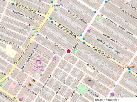 Location of Gestion Vacchino Ltee at 330 avenue Mozart E, Montréal