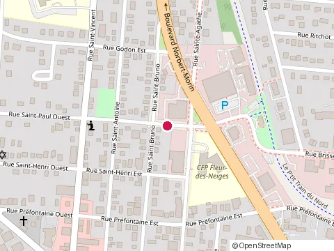 Location of Guenette Claudine at 1-104 Rue Sainte-Agathe, Sainte-Agathe-des-Monts