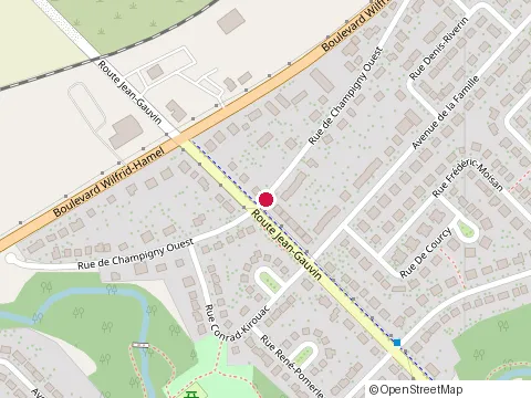 Location of Jardin de Dame Nature at 1987 Rue de Champigny O, Québec