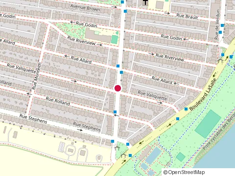 Location of Jawnies at 6201 Rue Bannantyne, Verdun