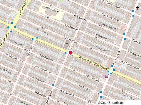 Location of Jocam at 5437 boulevard Saint-Michel, Montréal