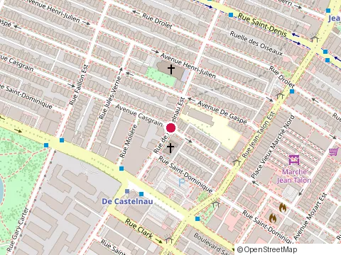 Location of Kaperonis Colarusso at 1 Rue de Castelnau E S 201, Montréal