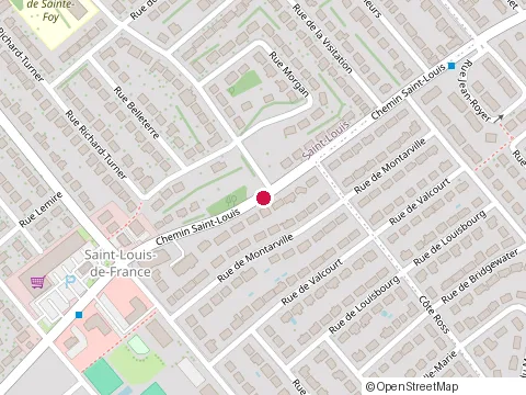 Location of Kfc at 2850 chemin St-Louis, Sainte-Foy