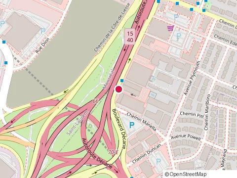 Location of Klumak Merton Roter Schwartz at 4480 chemin de la Cote-de-Liesse, Montréal