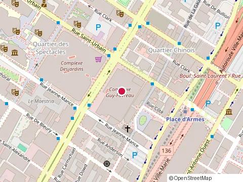 Location of Kojax Souflaki at 2 Complexe Desjardins # F13, Montréal