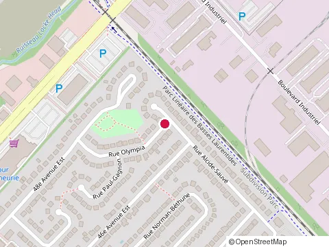 Location of l Briand at 23 Rue Olympia, Blainville