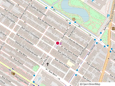 Location of l'Gros Luxe at 3807 Rue Saint-Andre, Montréal