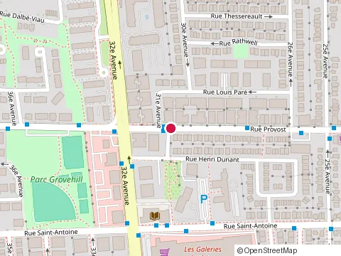 Location of Lachine Arena Pizza & Bar-B-Q at 2505 Rue Provost, Lachine
