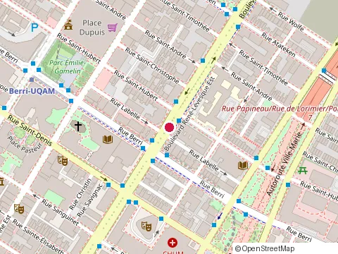 Location of Lanctot & Associes Avocats at 555 boulevard Rene-Levesque O, Montréal