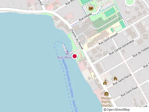Location of Laurier Rose at 1274 chemin du Fleuve, Les Cèdres