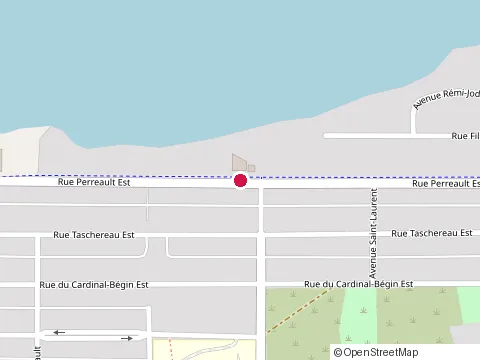 Location of Lave Auto Shell at 184 Rue Perreault E, Rouyn-Noranda