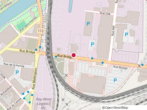 Location of Lave-Auto du Port at 501 Rue Bridge, Montréal