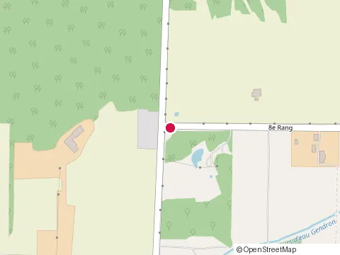 Location of le Cachot at 1030 chemin de Milton, Saint-Valérien