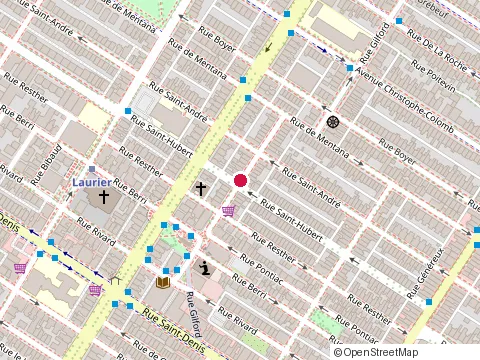 Location of Leroux Trempe at 4664 Rue Saint-Hubert, Montréal